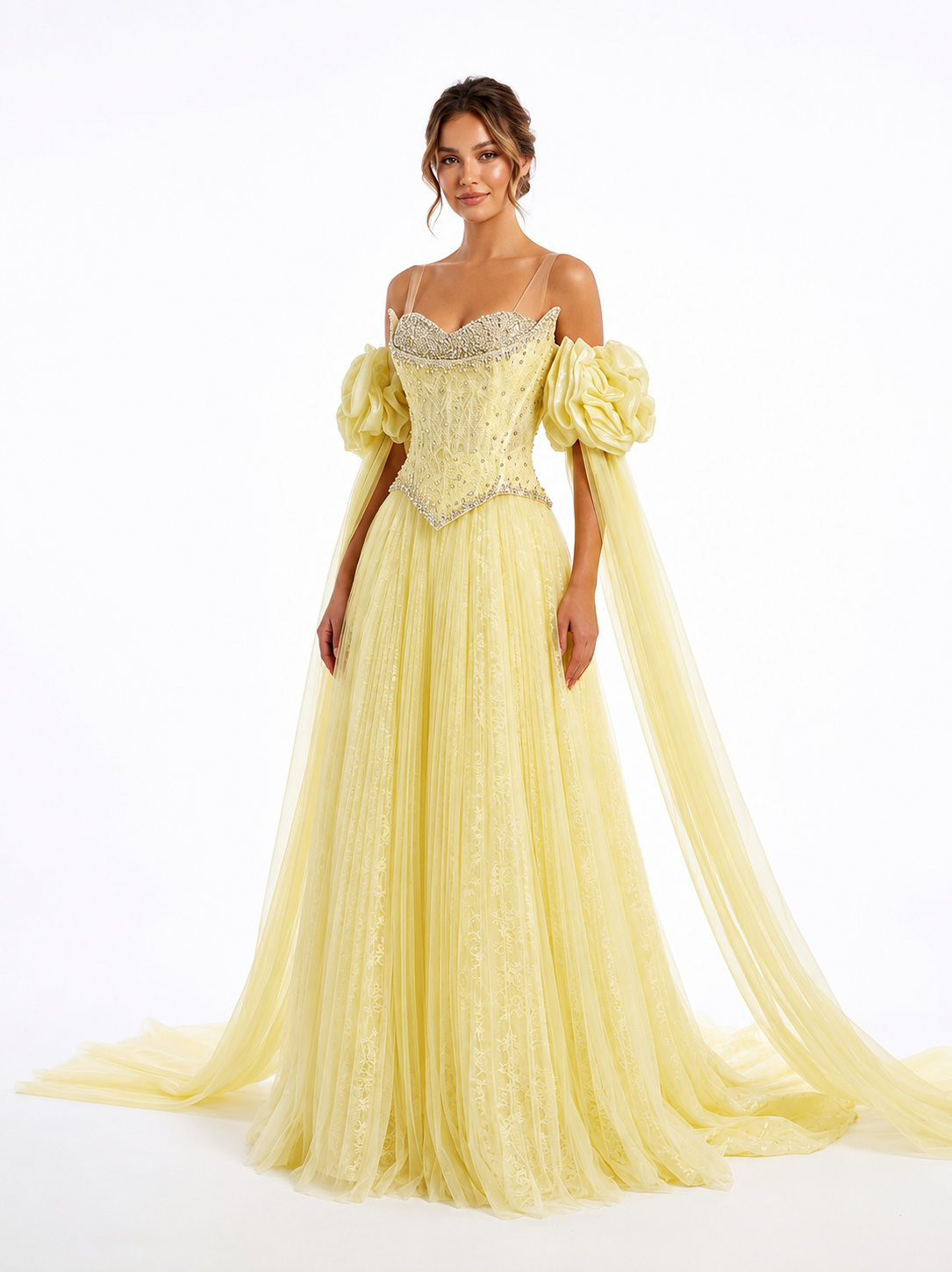 Lemon Royale Gown